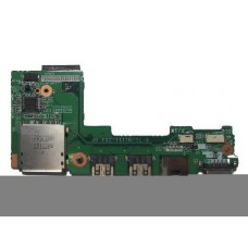 6-71-M1111-D03 GP Плата с разъемами USB, SDCARD, LAN, VGA для ноутбука DNS/Clevo M1110 M1111