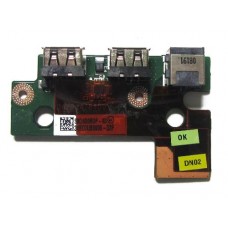 DABD3ATB6D0 REV:D Плата с разъемами USB, RJ11 для ноутбука Toshiba Satellite Pro A300 P300