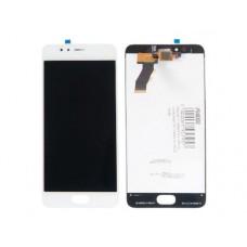 Дисплей в сборе с тачскрином для Meizu M5S, белый