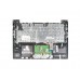 90R-NUE1K2J80Y Клавиатура для ноутбука Asus B400, B400VC с топкейсом, черные кнопки, фиолетово-серая панель