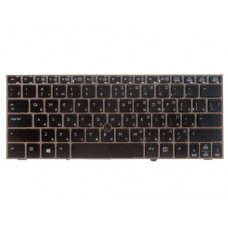 677598-251 Клавиатура для ноутбука HP EliteBook 2170p, черные кнопки, серая рамка, гор. Enter 677598-251 Клавиатура для ноутбука HP EliteBook 2170p, черные кнопки, серая рамка, гор. Enter