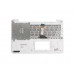 90NB00AK9-R31RU0 Клавиатура для ноутбука Asus X555SJ-7L с топкейсом, белая панель, черные кнопки