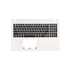 90NB083C-R31RU0 Клавиатура для ноутбука Asus X550MJ-7L с топкейсом, белая панель, черные кнопки