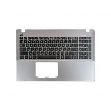 90NB0671-R31RU0 Клавиатура для ноутбука Asus X550JD с топкейсом, темно стальная панель, черные кнопки [90NB0671-R31RU0]