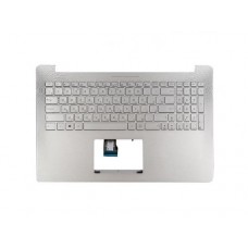 90NB0871-R31RU0 Клавиатура для ноутбука Asus N501JW с топкейсом, серебристый с подсветкой с креплением под HDD [90NB0871-R31RU0]