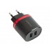 Зарядное устройство BOROFONE BZ2 Double USB port charger with set micro, черный