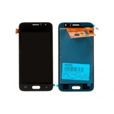 Дисплей в сборе с тачскрином для Samsung Galaxy J1 (SM-J120F) черный (2016) TFT с регулировкой яркости