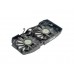 кожух с вентиляторами для видеокарты Asus RX580 с разбора
