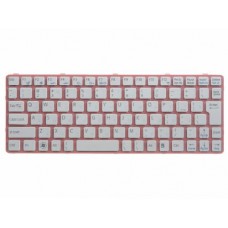 149036851 Клавиатура для ноутбука Sony Vaio SVE111, SVE1111M1R, белые кнопки, розовая рамка, верт. Enter 149036851 Клавиатура для ноутбука Sony Vaio SVE111, SVE1111M1R, белые кнопки, розовая рамка, верт. Enter